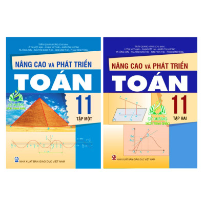 Sách - Combo Nâng cao và phát triển Toán + Bài tập nâng cao và một số chuyên đề Toán 11 (2023)