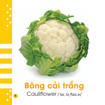 Từ Điển Bằng Hình Cho Bé - Các Loại Rau Củ - Vegetables