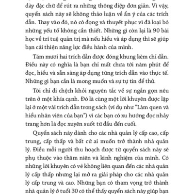 Trí Tuệ Quản Trị Từ Những Doanh Nhân Và Nhà Quản Trị Hàng Đầu Thế Giới_TRE