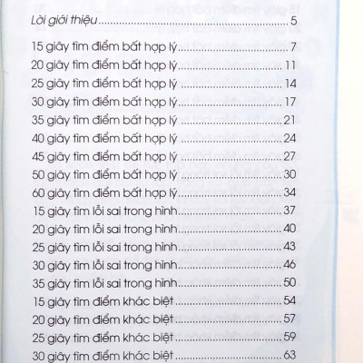 Siêu Trí Tuệ - Tìm Sự Khác Biệt Và Bất Hợp Lý