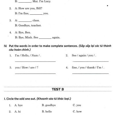 Đề Kiểm Tra Tiếng Anh 3 - Có Đáp Án (Biên Soạn Theo Chương Trình GDPT Mới) (HA)