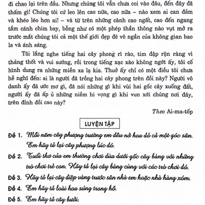 270 Đề Và Bài Văn Mẫu 5 (Theo Chương Trình GDPT Mới)
