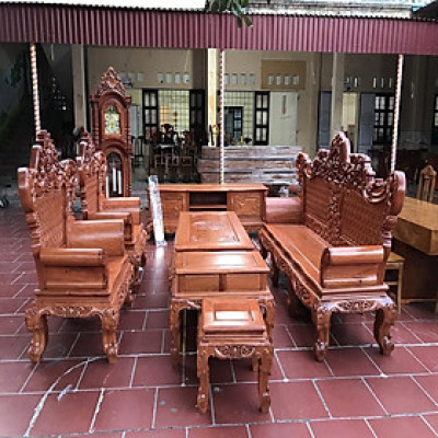 Bộ Bàn Ghế Hoàng Gia Gỗ Gõ Đỏ