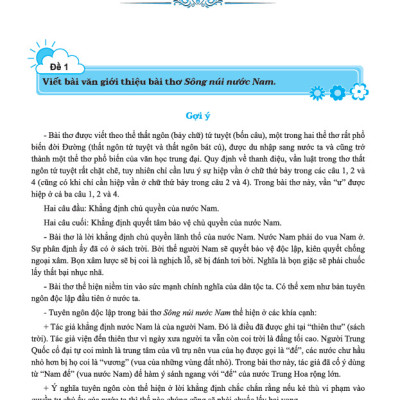 Sách - 199 Bài Và Đoạn Văn Hay Lớp 8 (Biên soạn theo chương trình GDPT mới) - ndbooks