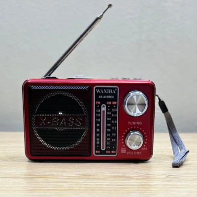 Máy Nghe Nhạc Kiêm Đài Radio Waxiba XB-895REC Tích Hợp Đèn Pin Hỗ Trợ Thẻ Nhớ, USB ( Hàng chính Hãng )