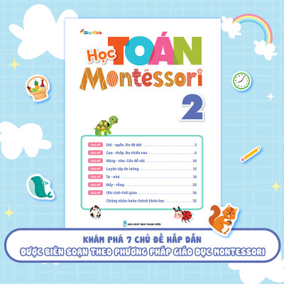 Học Toán Montessori 2 ( Phát triển trí tuệ 4+)