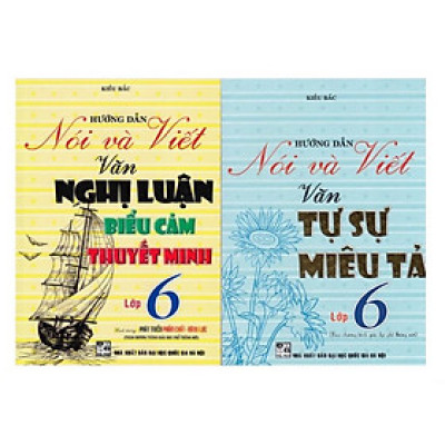 Sách - combo Bộ 2 cuốn hướng dẫn nói và viết ngữ văn lớp 6 (biên soạn theo chương trình gdpt mới)