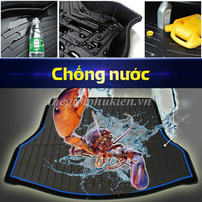 Lót cốp nhựa dẻo Wigo 2018-2023  TPO cao cấp