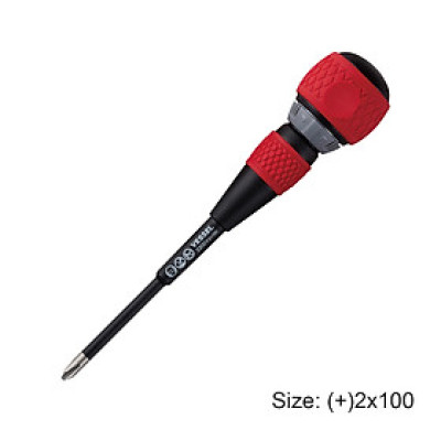 Tô vít trượt tay cầm quả bóng No.2200 bọc cách điện Vessel (Nhật Bản)