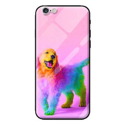 Ốp lưng kính cường lực cho iPhone 6S Plus Chó 1 - Hàng chính hãng