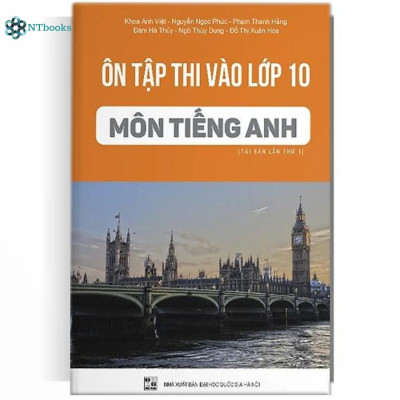 Combo 3 cuốn ôn thi vào 10 môn Toán (trắc nghiệm), Văn, Anh 