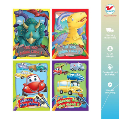 Sách - Tô Màu Phương Tiện Giao Thông 1 - Tân Việt Books