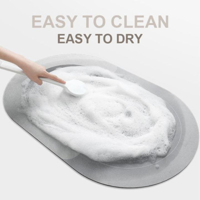Thảm Hình Bầu Dục Living Simple Chống Trượt 60x40cm