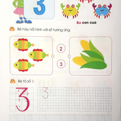 Giúp Bé Vững Bước Vào Lớp 1 - Bé Làm Quen Với Toán Học (5-6 Tuổi) (Tái Bản 2024)