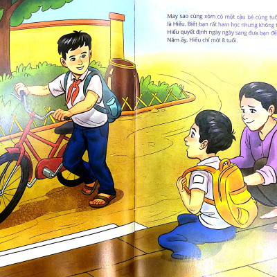 Gương Thiếu Nhi Làm Theo Lời Bác: Cõng Bạn Đi Học (Tái Bản 2022)