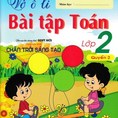 Combo Vở Ô Li Bài Tập Toán Lớp 2 + Vở Ô Li Theo Mẫu Chữ Lớp 2 (Bám Sát SGK Chân Trời Sáng Tạo) (Bộ 4 Cuốn) - HA