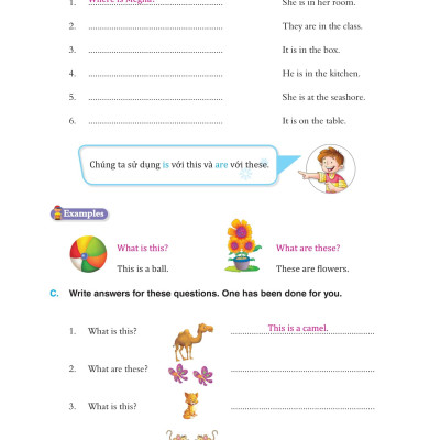 Bài Tập Bổ Trợ Ngữ Pháp Tiếng Anh - Lớp 1