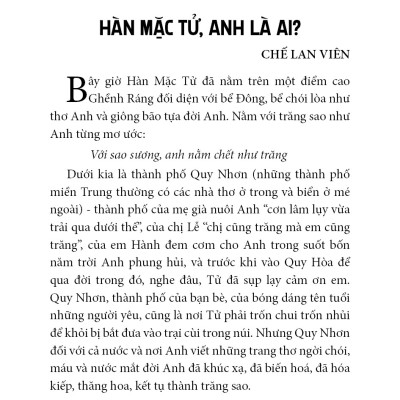 Tác phẩm văn học trong nhà trường : Thơ Hàn Mặc Tử ( Đại Mai )