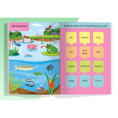 Sách - Lật Mở Từ Vựng Tiếng Anh Đầu Tiên Cho Bé - Cuốn 3 - Megabook