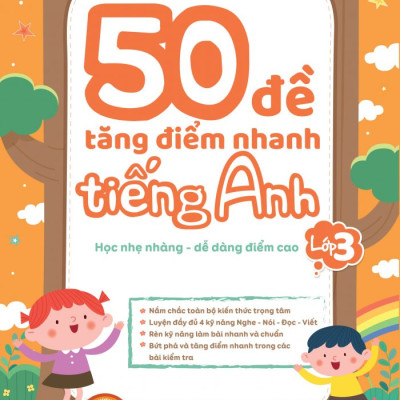50 Đề tăng nhanh điểm Tiếng Anh lớp 3