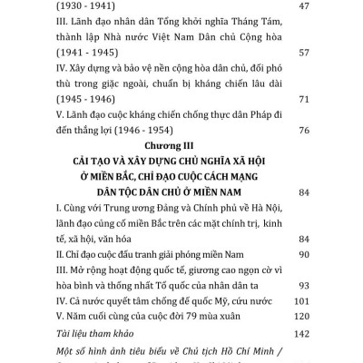 Chủ tịch Hồ Chí Minh tiểu sử và sự nghiệp - President Ho Chi Minh Biography and Career (bản in 2024)