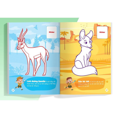 Sách - Con Tô Màu Thám Hiểm - Chọn Lẻ 4 Chủ Đề - Megabook