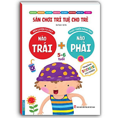 Sách - Sân Chơi Trí Tuệ Cho Trẻ 5 - 6 Tuổi - Não Trái + Não Phải - Quyển 2 - Minh Thắng