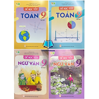 Sách - Combo Để học tốt Toán + Ngữ Văn 9 - tập 1 + 2 (Kết Nối)