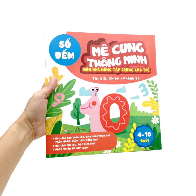 Mê Cung Thông Minh - Rèn Khả Năng Tập Trung Cho Trẻ - Số Đếm (Từ 4-10 Tuổi)