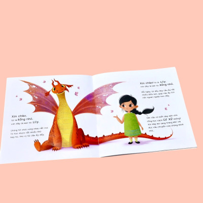 Sách cho bé - "Bí Kíp Luyện Rồng" - Cùng Rồng Nhỏ Học Điều Hay - Phần 1 - Sách tranh