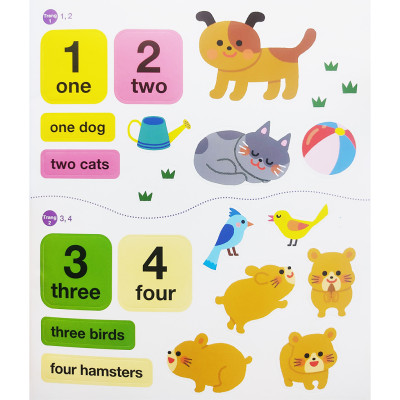 Số đếm và Màu sắc - Bé vui học tiếng anh cùng Sticker