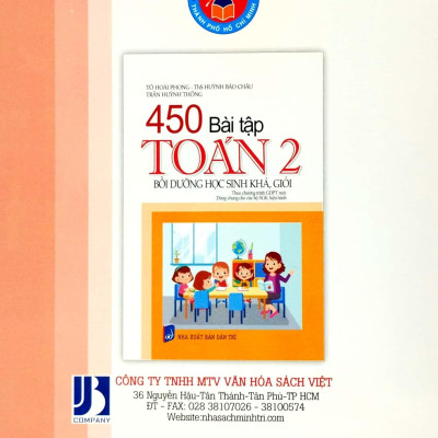 450 Bài Tập Toán 2 - Bồi Dưỡng Học Sinh Khá, Giỏi (Theo Chương Trình Giáo Dục Phổ Thông Mới)