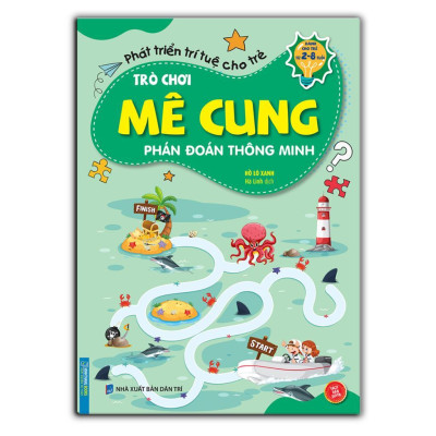 Sách - Trò Chơi Mê Cung - Thử Thách Tư Duy + Phán Đoán Thông Minh 2 - 8 Tuổi - Combo 2 Cuốn - Minh Thắng