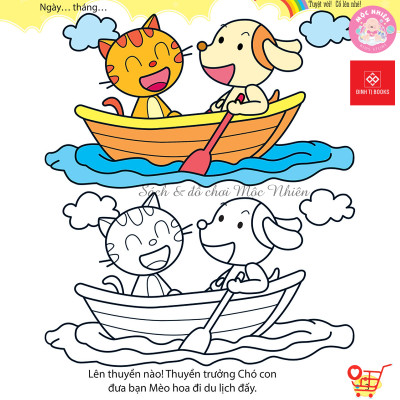 Sách Bé Tập Tô Màu - Từ Cơ Bản Đến Nâng Cao - Đinh Tị Books (Nhiều chủ đề)