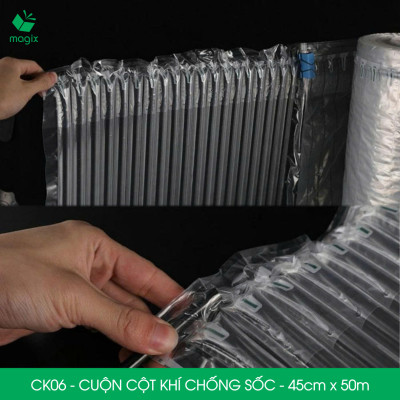 Cuộn cột khí chống sốc - 45cm x 50m - Xốp hơi, đệm hơi đóng gói hàng dễ vỡ - CK06