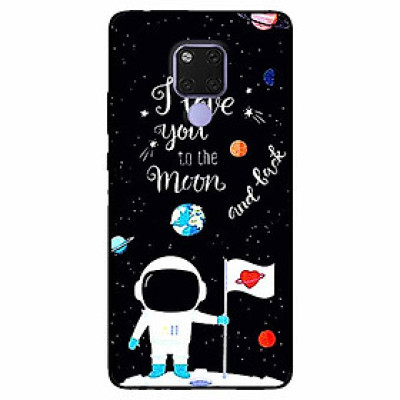 Ốp lưng dành cho Huawei Mate 20 mẫu Tình Yêu Vũ Trụ