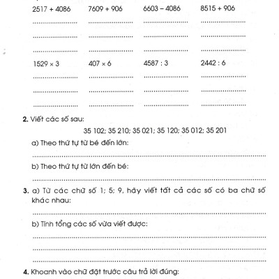 	Vở Luyện Toán 4 Tập 1 (Dùng Chung Cho Các Bộ SGK Hiện Hành) _HA