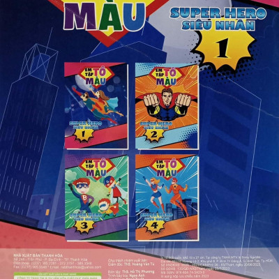 Em Tập Tô Màu - Super Hero Siêu Nhân 1
