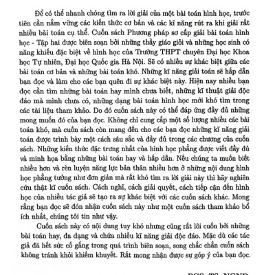 Sách - Phương pháp sơ cấp Chứng minh bất đẳng thức - Tập 1 (Trường THPT Chuyên Khoa học tự nhiên)