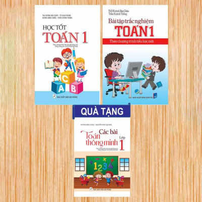 Sách - Bộ Sách Học Tốt Toán 1 + Bài Tập Trắc Nghiệm Toán 1 (Bộ 2 Cuốn) - Tặng Kèm Sách Các Bài Toán Thông Minh Lớp 1