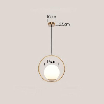 Bộ 3 đèn thả OCEA hiện đại, cao cấp loại to D15 cm kèm bóng LED chuyên dụng - Trang trí bàn ăn, phòng khách, cửa hàng