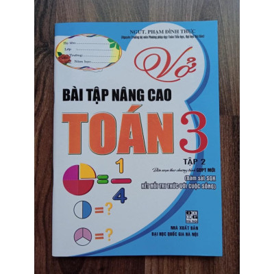 Sách -Combo Vở Bài Tập Nâng Cao Toán Lớp 3 tập 1 + tập 2 (Kết Nối)