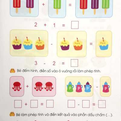 Giúp Bé Vững Bước Vào Lớp 1 - Bé Làm Quen Với Toán Học (5-6 Tuổi) (Tái Bản 2024)