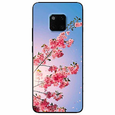 Ốp lưng dành cho Huawei Mate 20 Pro mẫu Hoa Đào Rơi