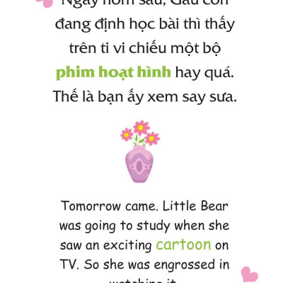 Truyện Tranh Song Ngữ Việt-Anh Cho Bé - Chưa Học Bài Xong, Đừng Đi Chơi Nhé! - Do Not Forget To Revise Your Lessons Before Going Out To Play