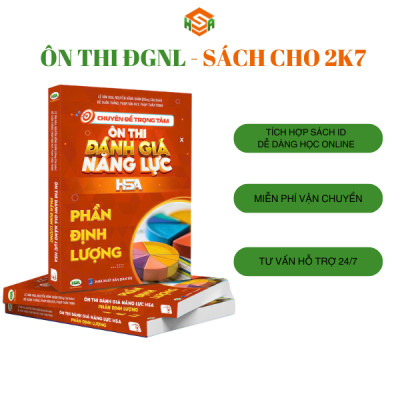Combo Sách ôn thi đánh giá năng lực Hà Nội (Định tính + Định Lượng + Khoa Học Tự Nhiên) - HSA Book