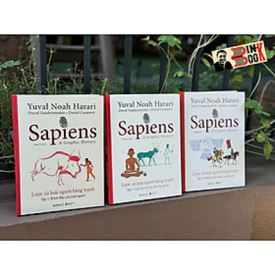 (Combo 3 tập) SAPIENS: LƯỢC SỬ LOÀI NGƯỜI BẰNG TRANH – tập 1, tập 2, tập 3 – Omega