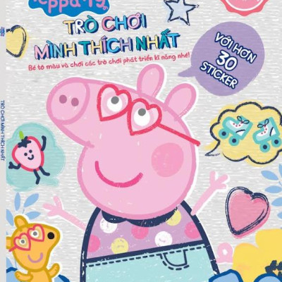 Sách - Sách Tương Tác - Cùng Học Cùng Chơi Với Peppa Pig - Trò Chơi Mình Thích Nhất