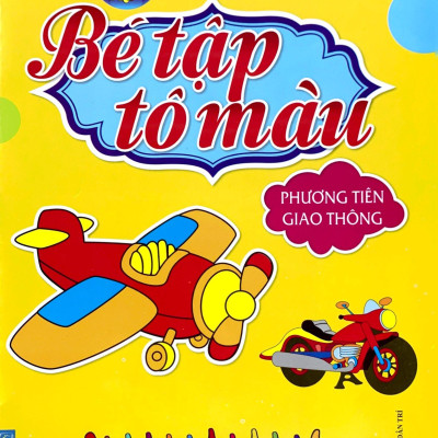 Bé Tập Tô Màu - Song Ngữ Anh-Việt - Phương Tiện Giao Thông