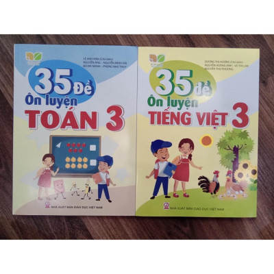 Sách - 35 đề ôn luyện và phát triển Toán + Tiếng Việt lớp 3 ( Kết Nối Tri Thức )